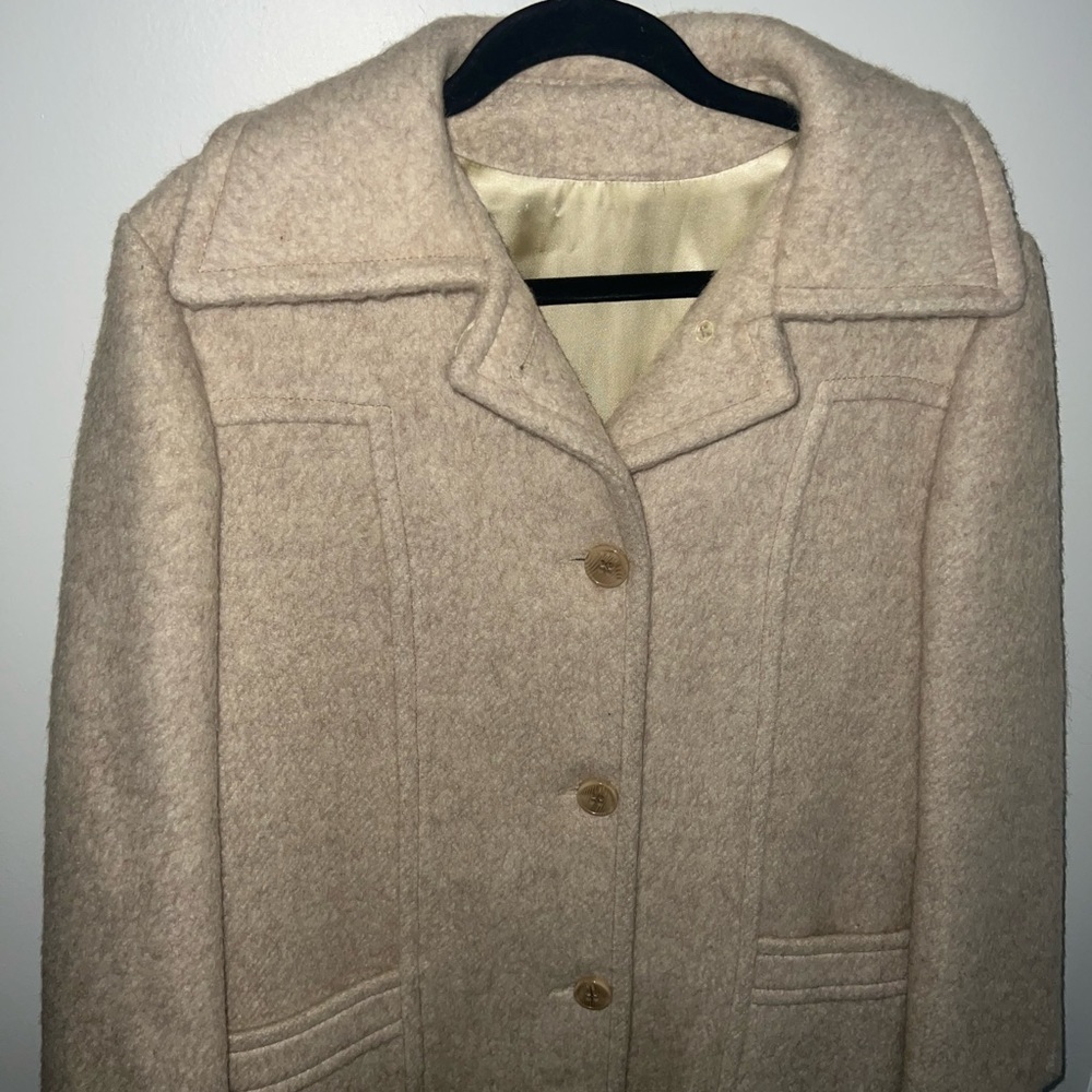 Wool Blend Vintage Coat
